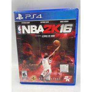 NBA 2K16 (Sony PlayStation 4, 2015) CIB - Great Condition - Tested!